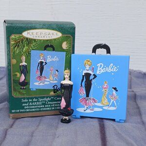 Solo in the Spotlight Case and Barbie. Hallmark keepsake ornament